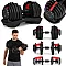 Reguliuojamas hantelis su stovu 2,5–24 kg MOVEPRO