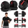 Regulējama hantele ar statīvu 2,5-24 kg MOVEPRO