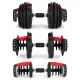 Regulējama hantele ar statīvu 2,5-24 kg MOVEPRO