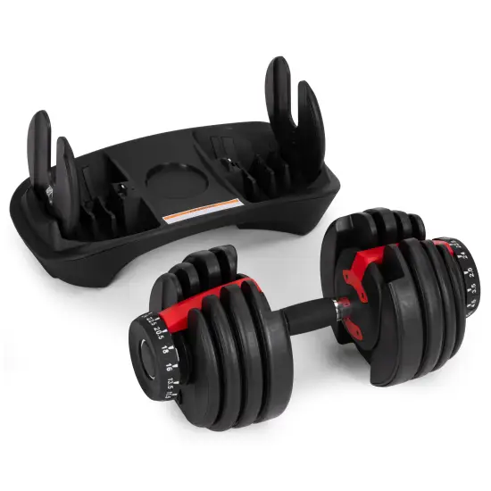 Regulējama hantele ar statīvu 2,5-24 kg MOVEPRO