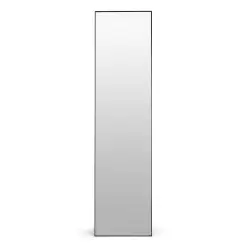 Liels 159 cm stāvspogulis ar melnu rāmi