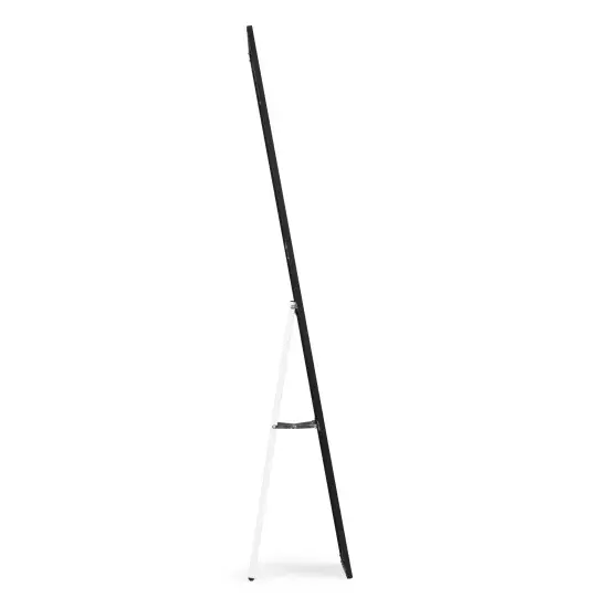 Liels 159 cm stāvspogulis ar melnu rāmi