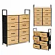 Cabinet with 8 fabric drawers, 80 cm, ModernHome