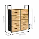 Cabinet with 8 fabric drawers, 80 cm, ModernHome