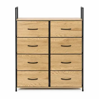 Skapītis ar 8 auduma atvilktnēm, 80 cm, ModernHome