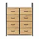 Cabinet with 8 fabric drawers, 80 cm, ModernHome