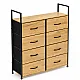 Cabinet with 8 fabric drawers, 80 cm, ModernHome