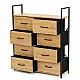 Cabinet with 8 fabric drawers, 80 cm, ModernHome