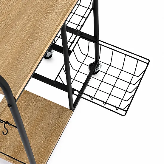 Plauktu statnis ar ratiņiem ModenHome