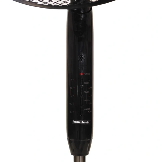 Melns ventilators 45 W ar tālvadības pulti Elektronika un sadzīves tehnika LONGWELL INDUSTRIAL LTD