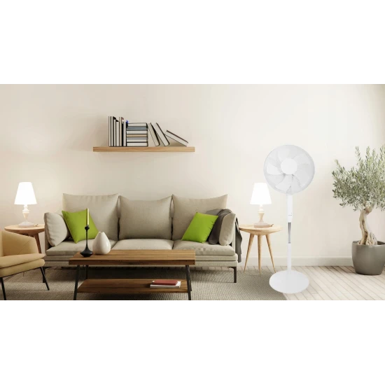 Balts ventilators, 45 W Elektronika un sadzīves tehnika LONGWELL INDUSTRIAL LTD