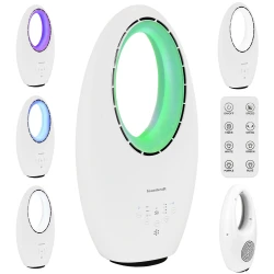 Stacionārais grīdas ventilators 60 W - 3 režīmi ar LED apgaismojumu