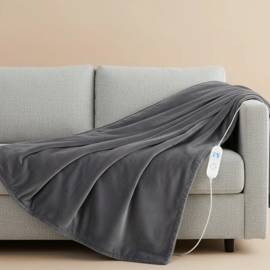 Divpusēja elektriskā sega 160x180 cm ar apsildāmu paklājiņu Elektronika un sadzīves tehnika Bauerkraft