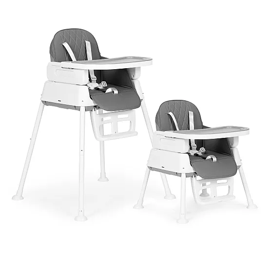 ECOTOYS 3-in-1 salokāms pelēks zīdaiņu sēdeklītis