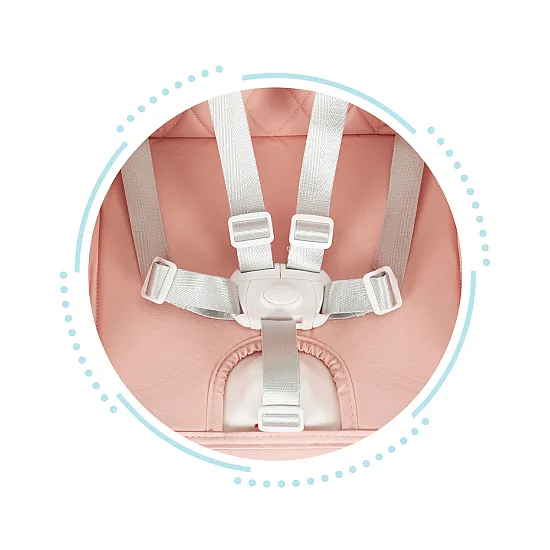 Salokāms 3-in-1 ECOTOYS rozā bērnu sēdeklītis