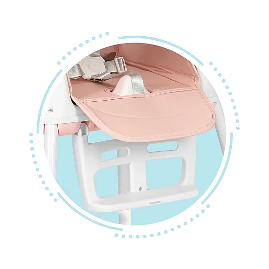 Salokāms 3-in-1 ECOTOYS rozā bērnu sēdeklītis
