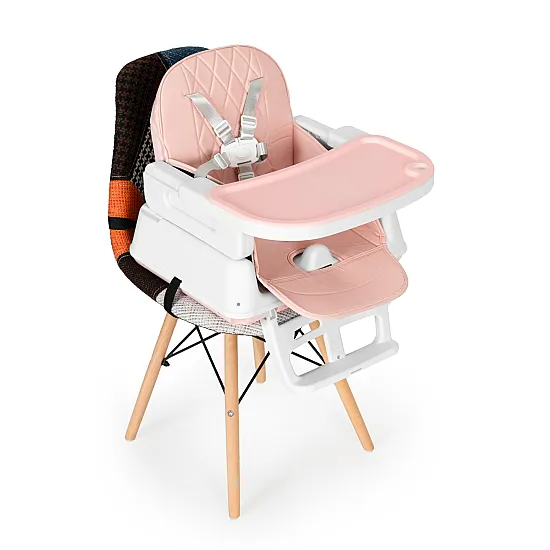 Salokāms 3-in-1 ECOTOYS rozā bērnu sēdeklītis