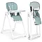 Green ECOTOYS height-adjustable highchair
