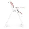 High Chair for Feeding Adjustable Height Eco Leather Straps Double Tray ECOTOYS