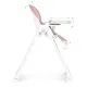 High Chair for Feeding Adjustable Height Eco Leather Straps Double Tray ECOTOYS
