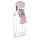 High Chair for Feeding Adjustable Height Eco Leather Straps Double Tray ECOTOYS
