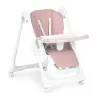 High Chair for Feeding Adjustable Height Eco Leather Straps Double Tray ECOTOYS