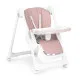High Chair for Feeding Adjustable Height Eco Leather Straps Double Tray ECOTOYS