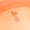 „Ecotoys“ rozā salokāmā bērnu vannīte ar izplūdes atveri