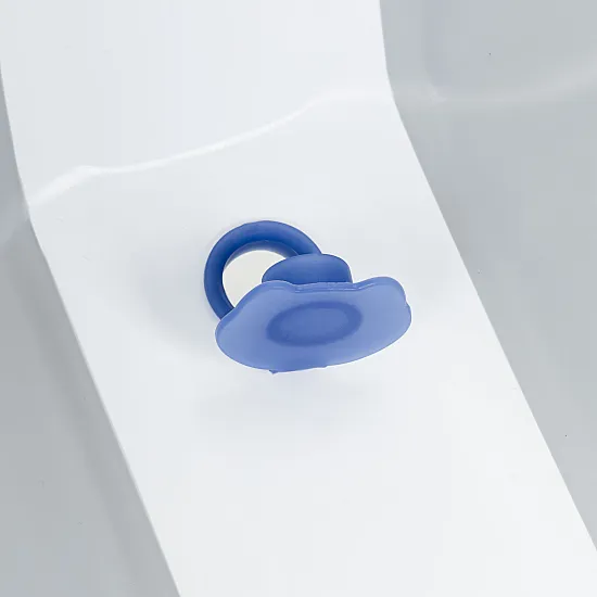 ECOTOYS Salokāma pelēka ceļojuma vanna mazuļiem ar izplūdes atveri