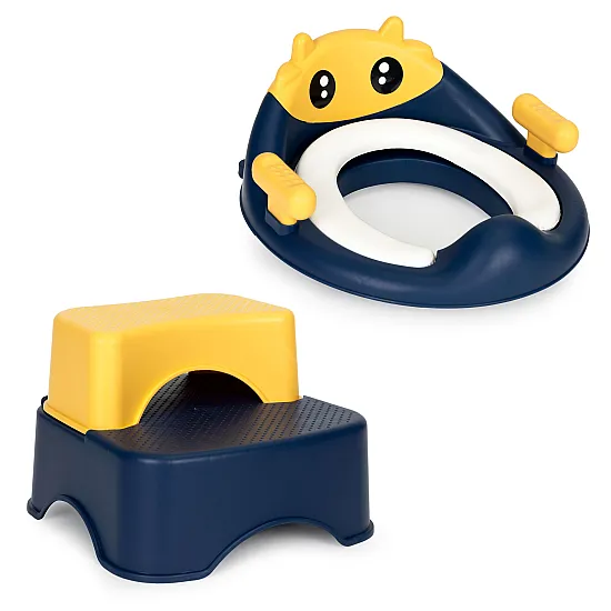 Tualetes poda sēdeklis ar pakāpieniem bērniem ECOTOYS