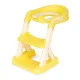 Children's yellow toilet seat with steps ECOTOYS
