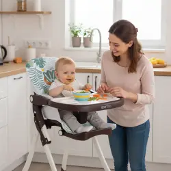 ECOTOYS saliekamais bērnu krēsls ar rotaļlietām