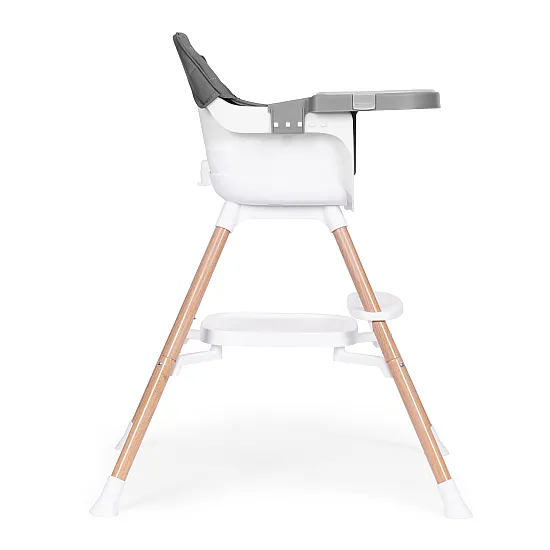Bērnu ēdamkrēsliņš 2-in-1 pelēks ECOTOYS