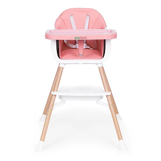 Bērnu ēdamkrēsliņš „2-in-1“, rozā, „ECOTOYS“