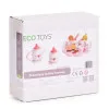 Koka tējas piederumu komplekts: tējkanna un tasītes 14 gab ECOTOYS