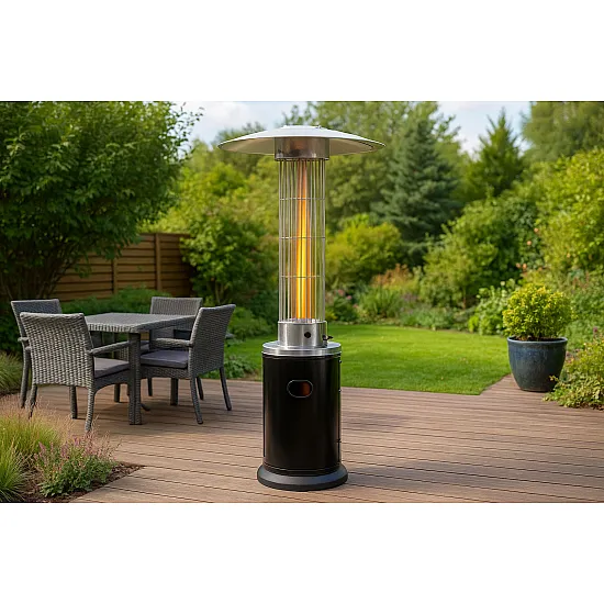 Gāzes sildītājs dārzam/patio 9 kW ar stikla cauruli MultiGarden