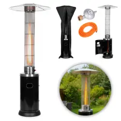 Gāzes sildītājs dārzam/patio 9 kW ar stikla cauruli MultiGarden
