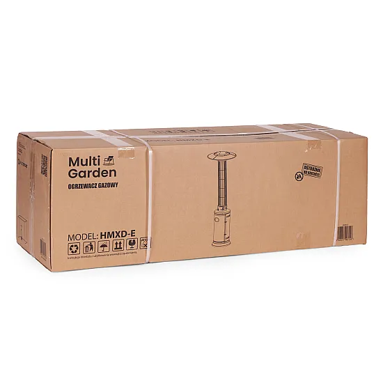 Gāzes sildītājs dārzam/patio 9 kW ar stikla cauruli MultiGarden