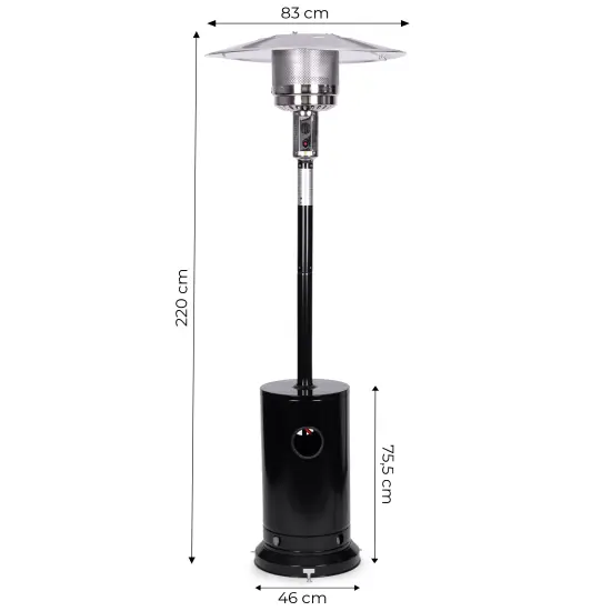 Dārza/terases gāzes sildītājs 13 kW MultiGarden