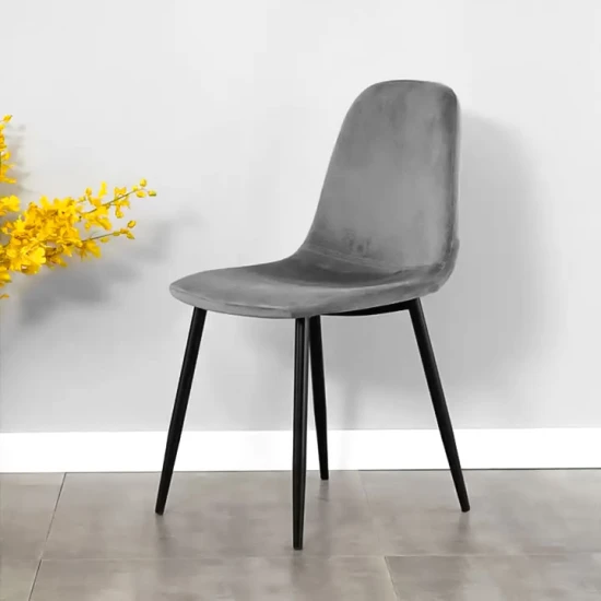 4 samta krēsli pelēkā krāsā ēdamistabai un viesistabai Krēsli un krēsli ModernHome