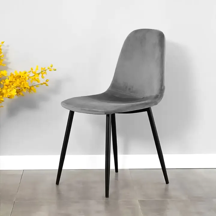 4 samta krēsli pelēkā krāsā ēdamistabai un viesistabai Krēsli un krēsli ModernHome