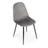 4 samta krēsli pelēkā krāsā ēdamistabai un viesistabai Krēsli un krēsli ModernHome