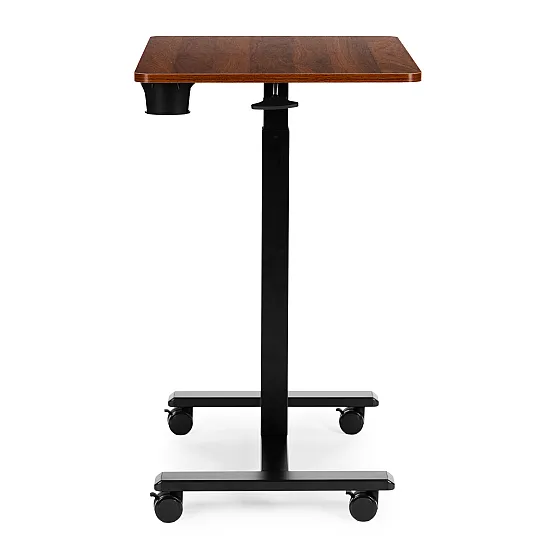 Pārvietojams brūns galds ar regulējamu augstumu, 70x48 cm, ModernHome