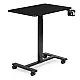 Pārvietojams melns regulējams galds 70x48 cm ModernHome