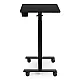 Pārvietojams melns regulējams galds 70x48 cm ModernHome