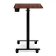 Pārvietojams brūns regulējams galds 70x48 cm ModernHome