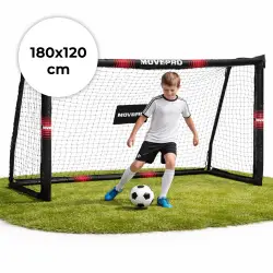 Futbola vārti ar tīklu, 180 x 120 x 60 cm, „MOVEPRO“
