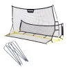 Divpusējie futbola vārti Rebounder 220 x 120 cm MOVEPRO