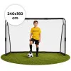 Futbola vārti ar tīklu 240 x 160 x 80 cm MOVEPRO