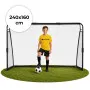Futbola vārti ar tīklu 240 x 160 x 80 cm MOVEPRO